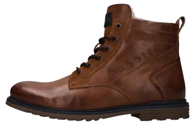 Imagen del producto de Botas para hombre Bugatti Vittore, forradas para mayor calidez, color marrón, estilo casual