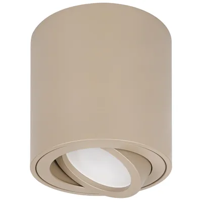 Produktbild von MasterLED Deckenlampe LED GU10 Aufbaustrahler rund beige schwenkbar Aluminium IP20