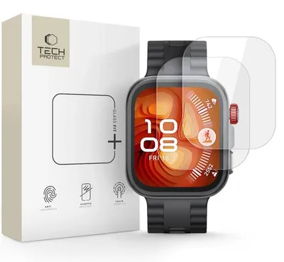Obrázok produktu pre TECH-PROTECT GLASS FIT+ 2-KUS HUAWEI WATCH FIT 4 PRO priehľadné tvrdené sklo (5906302368518)