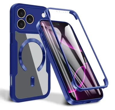 Obrázok produktu pre Techsuit - ColorVerse 360 MagSafe ochrana displeja + ochranný obal na iPhone 17 Pro – modrý