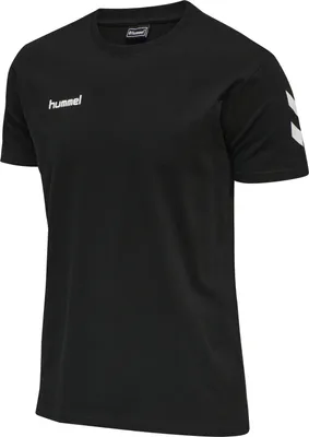 Produktbild von Hummel HMLGO Go Baumwolle Herren T-Shirt S/S schwarz/weiß 203566-2001, Größe:S