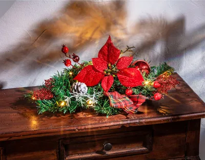 Produktbild von LED Christstern Gesteck Maße: B 45 cm