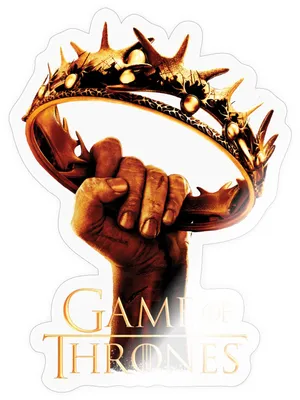 Produktbild von Spreadshirt Game Of Thrones Logo Sticker Aufkleber, 10 x 10 cm, Transparent glänzend