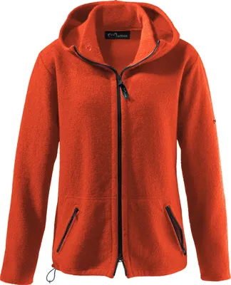 Produktbild von Mufflon Mu-Nele taillierte Wolljacke aus gewalkter Wolle W100, terra, Gr. XS