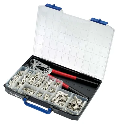 Produktbild von CIMCO Rohrkabelschuh-Sortiment 181548 +WM-Presszange