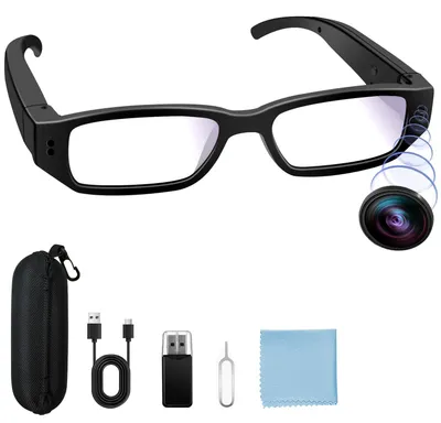 Obrázek produktu pro Mini sportovní kamera 1080p HD, přenosná kamera do brýlí s 32GB paměti