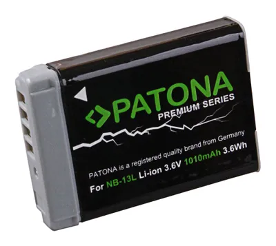 Produktbild von PATONA 1253, Canon, 1010 mAh, 3,6 V, Lithium-Ion (Li-Ion)