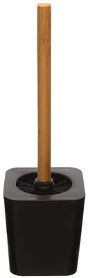 Obrázok produktu pre 5five Simply Smart WC kefa Natureo, plast, bambus, čierna, 38 cm, 140750N