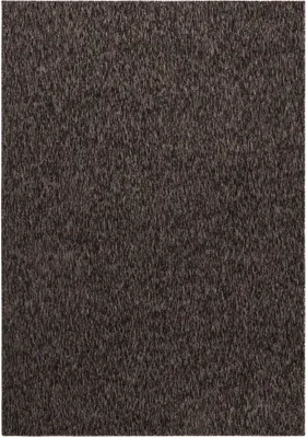 Produktbild von Kurzflor Teppich Neva rechteckig, Farbe: Braun, Größe:140x200 cm