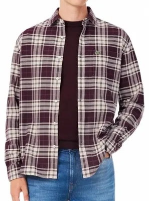 Immagine prodotto di T-shirt  Del Marchio Lacoste Del Modello Ch8727 Casual Shirts Marrone