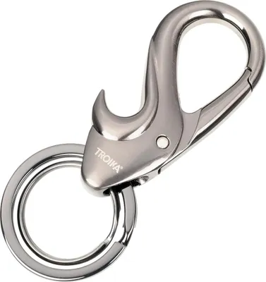 Produktbild von Troika Schlüsselanhänger Drop mit Flaschenöffner, Karabiner und zwei Schlüsselringen