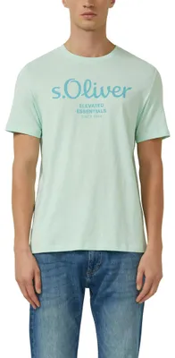 Zdjęcie produktu dla s.Oliver 2139909.61D1.XL, Koszulka, Męski, Turkusowy, XL, Casual, Wycięcie pod szyją