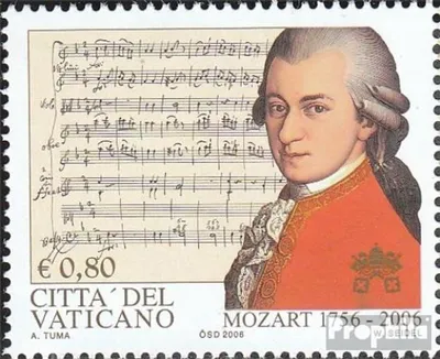 Produktbild von Briefmarken Vatikanstadt 2006 Mi 1553 (kompl.Ausg.) postfrisch Wolfgang Amadeus Mozart