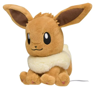 Produktbild von Pokemon Evoli Kuscheltier - 17 cm Plüschtier Eevee