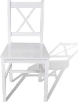 Immagine prodotto di vidaXL Sedie da pranzo 6 pz. Legno di pino bianco