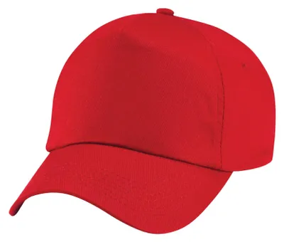 Produktbild von Beechfield - "Original" Kappe 5 Segmente für Kinder FK1384 (Einheitsgröße) (Rot)