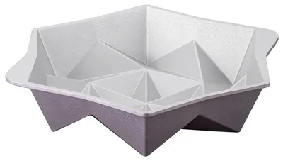 Obrázok produktu pre Dr. Oetker Kreatvna okrhla forma Origami 28 x 7 cm, 2000 ml, vysokokvalitn forma na peenie v ruovo-zlatej farbe, neprinav povrch bez PFAS, idelna na jedinen bundt kole, odoln voi teplu do +230 C