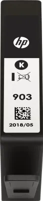 Produktbild von HP 903 Black Original Ink Cartridge Tintenpatrone 1 Stück Standard-Ergiebigkeit Schwarz