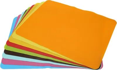 Obrázek produktu pro CANDeal 2 kusy prostírání Silikonové podložky Podložky pod talíře Protiskluzové kuchyňské podložky na nádobí Sklenice 40 * 30 * 0,08 cm, náhodná barva