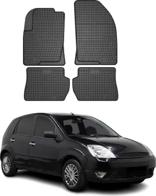 Produktbild von 2002-2008 Ford Fiesta MK5 Fußmatten Gummi Schwarz 4 tlg