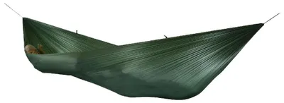 Produktbild von DD Hammocks DD superleichte Reisehängematte olivgrün inklusive Whoopie Montagesystem Hängematte