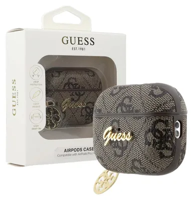 Produktbild von GUESS Tasche passend für APPLE AirPods Pro 2 (2022 / 2023) GUAP2G4GSMW (4G Charm Collection) braun