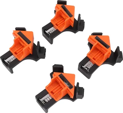 Image de 4pcs clip à angle droit ressort charge 90 -degré -coin pince pour l'installation de travail du bois