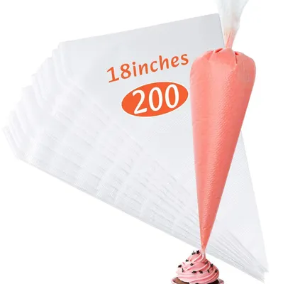 Produktbild von Einweg Spritzbeutel 200 Stück 45,5 cm Verdicktes Material Rutschfest