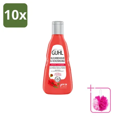 Obrázok produktu pre 10 kusov šampónu Guhl Farbschutz & Pflege, 250 ml, výhodný balík