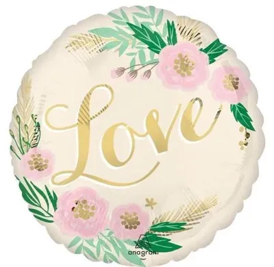 Obrázok produktu pre Fóliová balónik Natural wedding 46 cm – Anagram