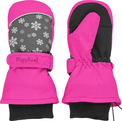Immagine prodotto di Playshoes, modello "Fäustling", decorato con fiocchi di neve