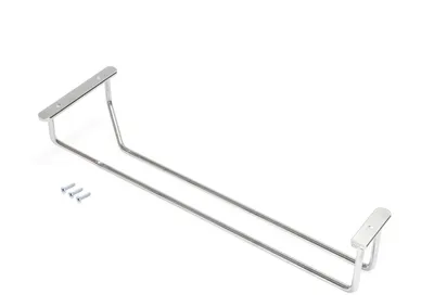 Produktbild von emuca Supra Gläserhalter aus verchromten Stahl für Möbelmontage / Glashalterung