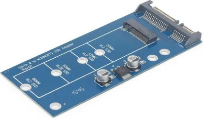 Produktbild von gembird SATA-zu-M.2-SSD-Adapterkarte (NGFF).