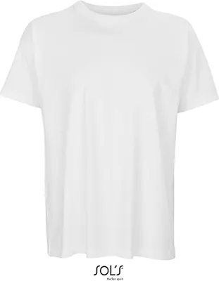 Obrázok produktu pre SOLs 03806 | Pánske tričko Boxy Oversized - česaná organická bavlna - farba: biela - veľkosť: XL