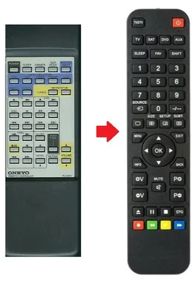 Produktbild von Ersatz Fernbedienung für Onkyo TX-DS474 / TX-DS484