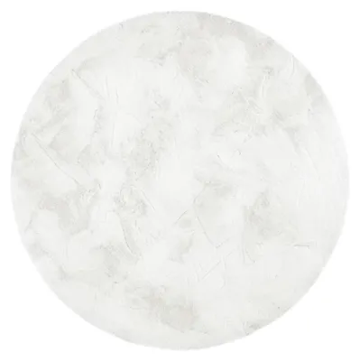 Produktbild von PASSUA Hochflor-Teppich Dave, rund, 180 cm, Weiß, weich