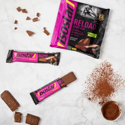 Productafbeelding van Isostar Reload Sportreep (3 stuks, elk 40 gram)