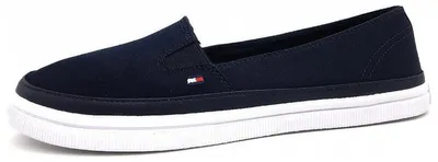 Productafbeelding van Tommy Hilfiger slip on kesha Damenschuhe Leinenschuhe Blau Freizeit