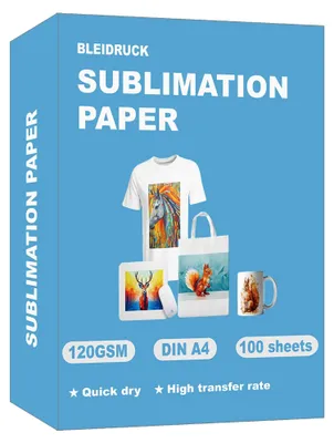 Produktbild von Sublimationspapier A4, 100 Blätter, 120 g/m²