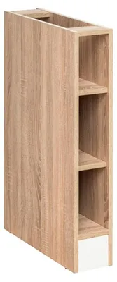 Image de Meuble bas de cuisine "Vanessa" - Beige/Blanc - L 15 x H 81 cm