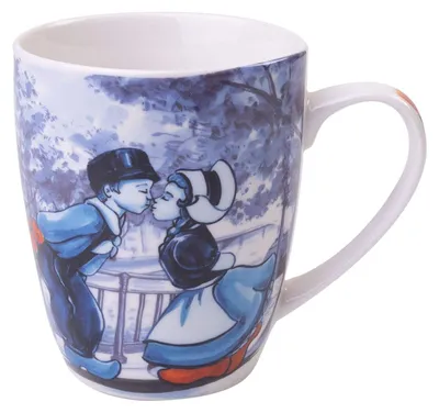 Heinen Delfts Blauw – Becher küssendes Paar – Bild 1