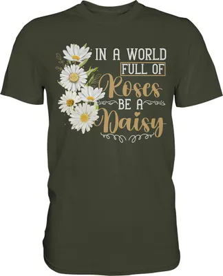 Produktbild von Gänseblümchen Shirt Garten Gänseblumen Spruch Gärtner T-Shirt – Urban Khaki / XXL