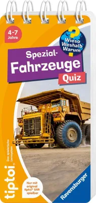 Produktbild von Ravensburger Buch tiptoi Wieso? Weshalb? Warum? Quiz Spezialfahrzeuge 49313