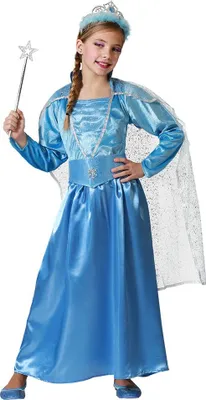 Immagine prodotto di Costume da principessa per bambini blu - 7-9 anni