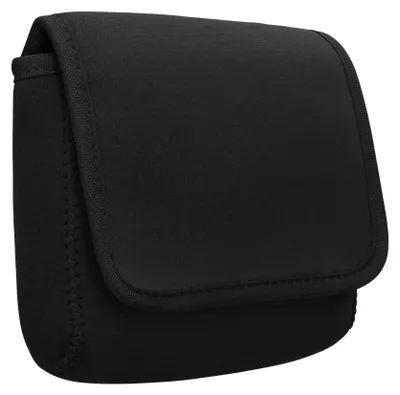 Produktbild von kwmobile Kabeltasche Kabel Organizer Tasche - Neopren Reise Pouch 16 x 12 cm - Travel Organizer - Kabeltasche Reiseutensilien - Tech Bag in Schwarz