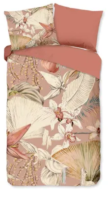 Productafbeelding van Pure Dekbedovertrek "Ramani" - Roze - (140x220 cm) - 100% Polyester