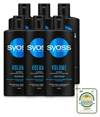 Immagine prodotto di 6 flaconi di shampoo volumizzante Syoss - 440 ml ciascuno - confezione risparmio - 6 pezzi