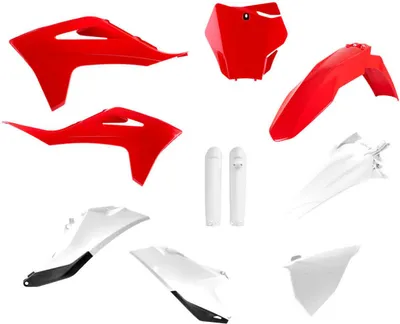 Zdjęcie produktu dla Zestaw plastikowy POLISPORT - czerwony/biały