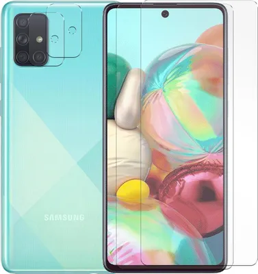 Image de Verre blindé pour Samsung Galaxy A71 film de protection 2x caméra verre de protection film 2x blindage
