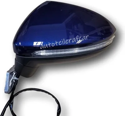 Produktbild von Außenspiegel Spiegel links elektrisch für Für VW TOURAN 5T 2015 -> blau LD5Q